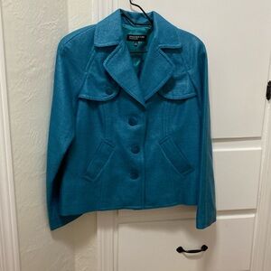 Jones New York Teal Jacket